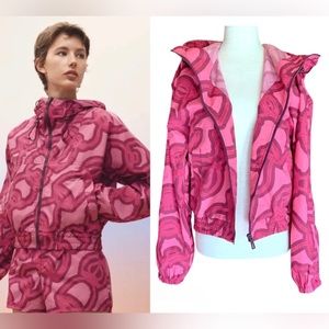HERMÈS ❌SOLD❌FANTASIE D’ETRIERS PINK WINDBREAKER JACKET NEW 2023 SPRING